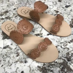 NEW Jack Rogers Lauren Sandals - Size 8